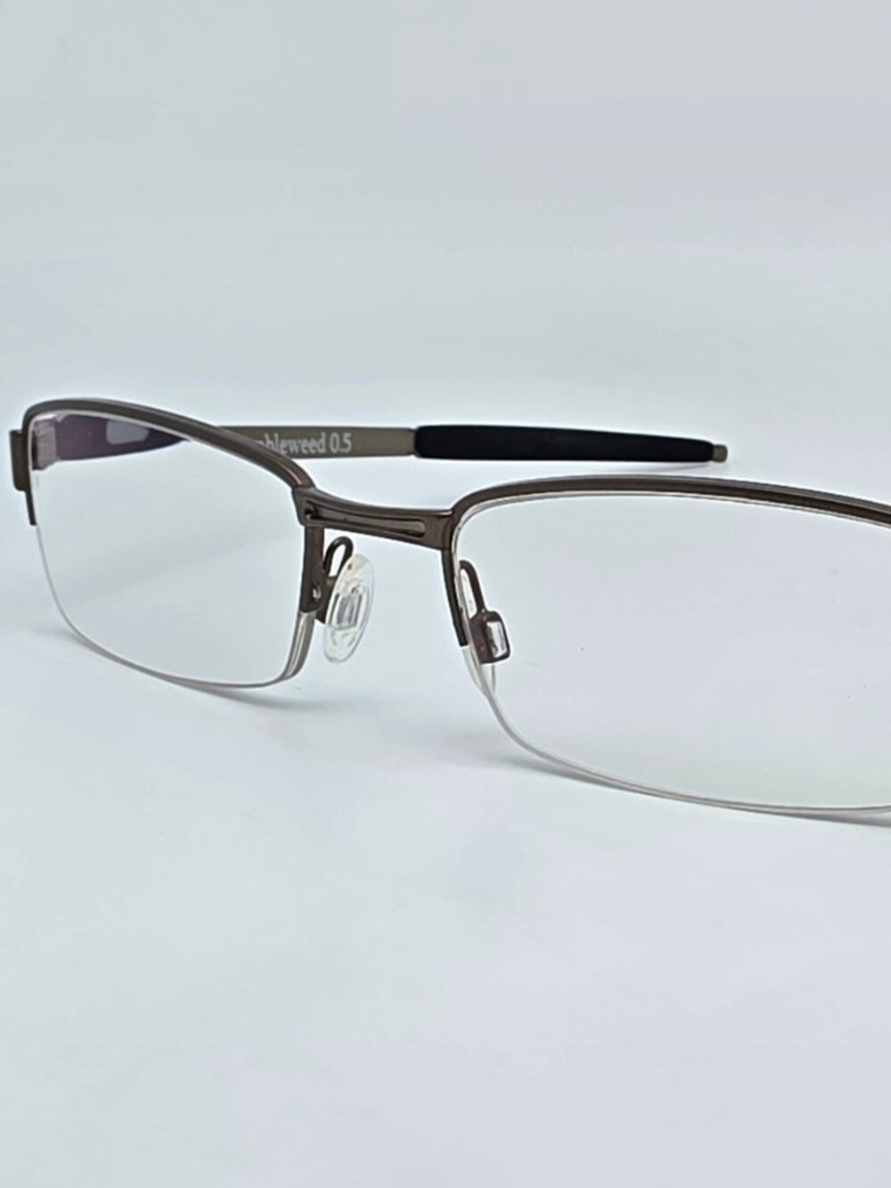 *SOLD* Oakley OX3142-0452 Tumbleweed 0.5 Matte Cement Semi Rimless Eyeglasses